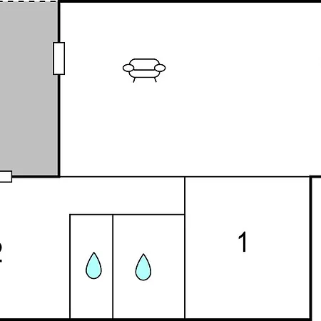 2 Bedroom Awesome In * Belgodère